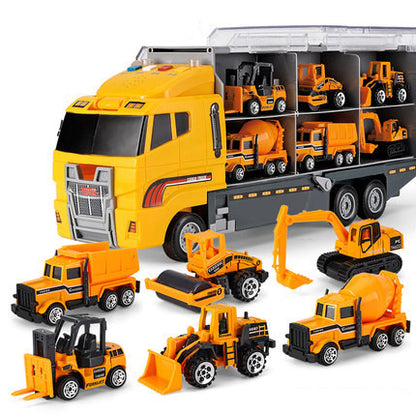 Alloy large container truck toy car boy toy
