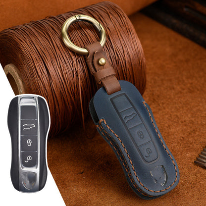 Key Cover New Authentic Leather Retro Bag Buckle