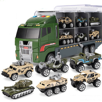 Alloy large container truck toy car boy toy