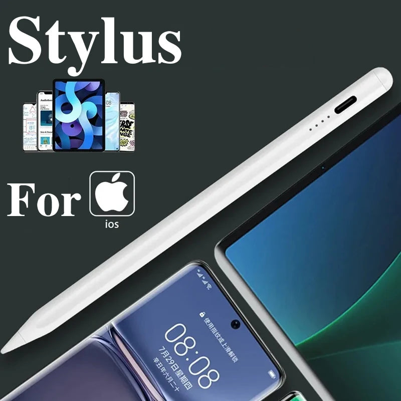 M&B LuxTouch Palm Rejection Stylus Pen for iPad (2018–2022) – Compatible with Apple Pencil 1 & 2, iPad Pro/Air/Mini