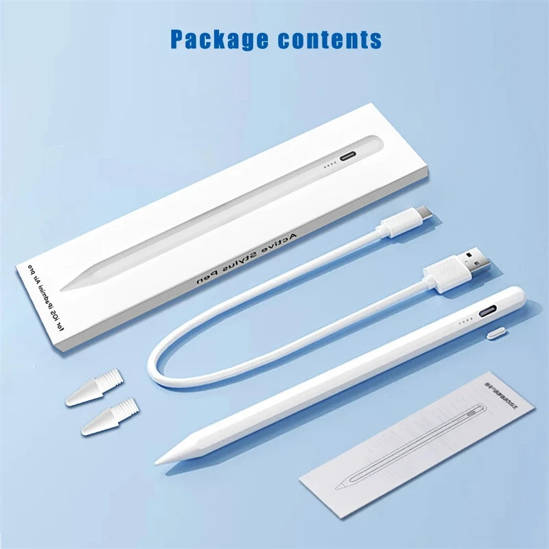 M&B LuxTouch Palm Rejection Stylus Pen for iPad (2018–2022) – Compatible with Apple Pencil 1 & 2, iPad Pro/Air/Mini